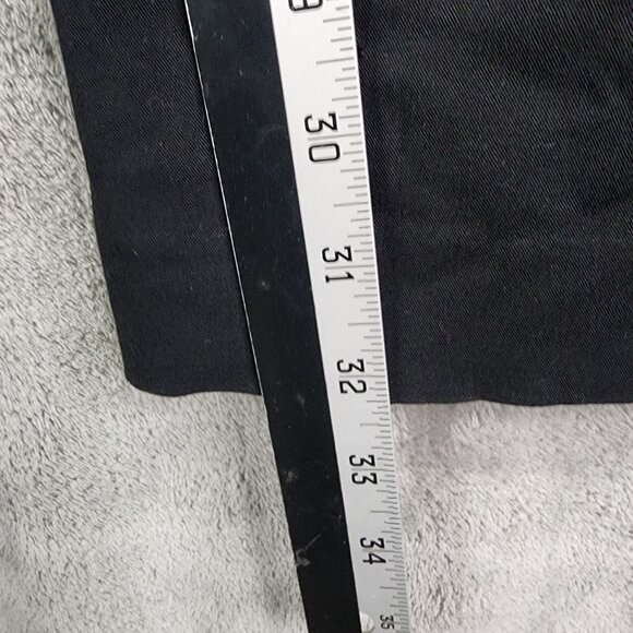 Womens Black Merona Dress Pants Fit 1 Mid Rise Polyester Blend Stretch Size 8 - Picture 7 of 9